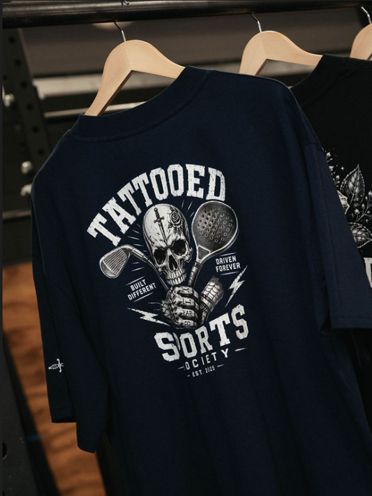 TSS Skull - Oversized Tee - Navy